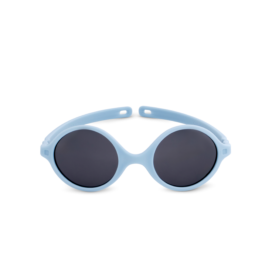 KIETLA Diabola screwless and unbreakable frame sunglasses with high category 3 protection for babies 0-12 months, color LIGHT BLUE