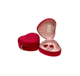 ROCKAHULA Kids Love Heart velvet jewelry box