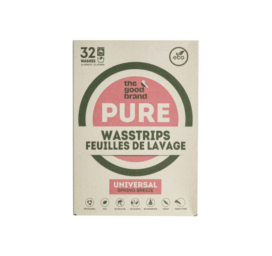 THE GOOD BRAND biodegradable Laundry Strips with fresh floral scent Spring Breeze, 32 pcs