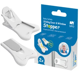 SIPO Childproof Sliding Door Lock, 2 pcs