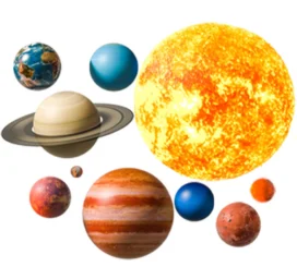 SIPO Children's Room Wall Stickers, Planets