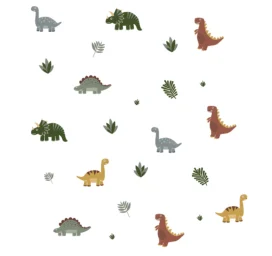 SIPO Kids' Room Wall Stickers, Mini Dinosaurs