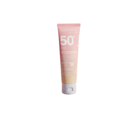 ALPHANOVA DAILY SUN organic raspberry and jojoba oil, mother-of-pearl shine enhancing facial sunscreen SPF50+ Sun Glow, 50ml