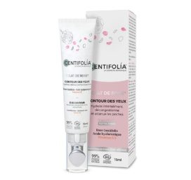 CENTIFOLIA Éclat de Rose® eye contour cream with buckwheat seed oil and cooling zamac applicator, 15 ml