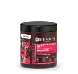 CENTIFOLIA 3in1 Brightening hair mask with raspberry extract, vegetable keratin, and organic oils, 250ml