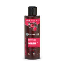 CENTIFOLIA shine-enhancing shampoo with organic raspberry extract and aloe vera, 200ml