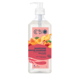 GRAVIER Cebio 2in1 soothing shower gel and shampoo with fresh fruit notes, 1000ml