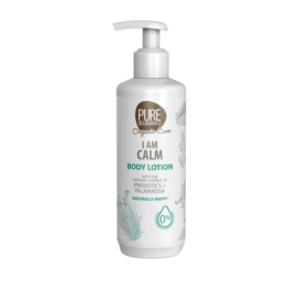 PURE BEGINNINGS Moisturizing and soothing body lotion with prebiotic and rooibos extract I AM CALM, 375ml