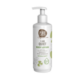 PURE BEGINNINGS Moisturizing and protective body lotion with marula and rose geranium oil I AM QUIET, 375ml