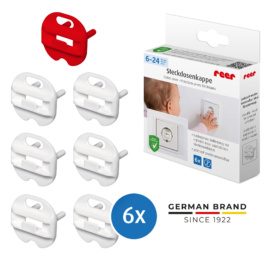 REER Child safety socket covers for children's safety, 6 pcs