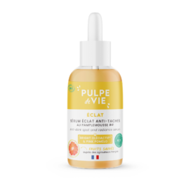 PULPE DE VIE Radiance pink pomelo and probiotics brightening serum incl. dark spots, 30ml