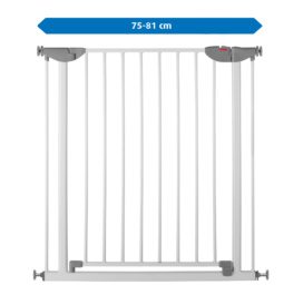 REER Basic Pressure-Fit safety gate for ensuring children's safety, 75–81 cm
