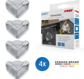 REER Transparent Corner Protectors, 4 pcs