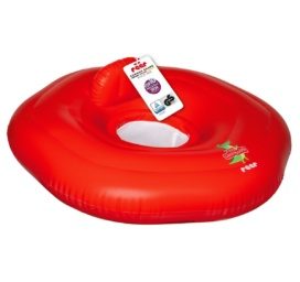 REER myswimbuddy baby swim ring with headrest, mesh seat, and 4 air chambers