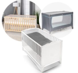 REER BiteSafe mosquito net for children's and travel beds, white