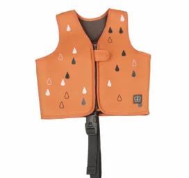 BBLUV Näj SPF50 children's swim vest with removable support pads, color Dusk, size MEDIUM for ages 3-6 years