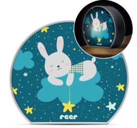 REER MyBabyLight night lamp with bunny motif