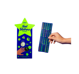 OMY Glow-in-the-Dark Nail Stickers Glow Party, 200 pcs