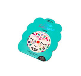 OMY skin-friendly and reusable face stickers Flower, 85 pcs