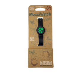 Extrawize MozziWatch mosquito and tick repellent bracelet for children and adults, Green
