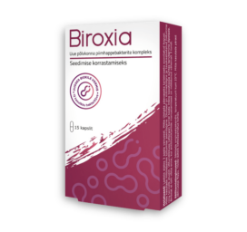 Biroxia effective probiotic for digestive support, 15 capsules