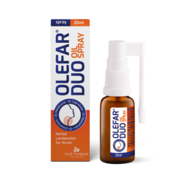 Olefar® DUO throat spray – fast and effective relief for sore throat, 20ml