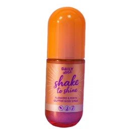 DAILY DOSE Shake to shine shimmering body spray Flowers and Peach, 100ml
