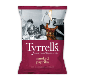 Tyrrell's potato chips with smoked paprika, 150g