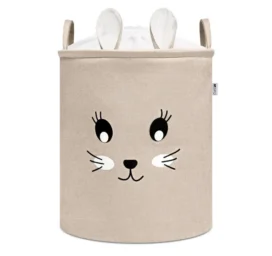 SIPO Premium toy storage basket with drawstring Rabbit, 63 L