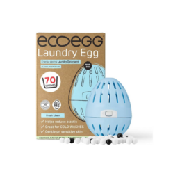 ECOEGG laundry egg + FRESH LINEN granules, 70 washes