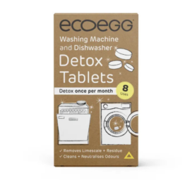 ECOEGG natural and effective cleaning tablets for washing machines and dishwashers, 8 pcs