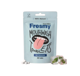 FRESMY Mint-flavored mouthwash tablets, 80 pcs