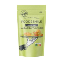 FOOD2SMILE sugar-free gummies with apple & mandarin flavour Mandarin Apple Mingle, 85g