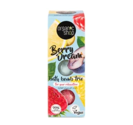 ORGANIC SHOP Bath Bombs Berry Dream, 3*85g