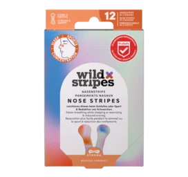 WILD STRIPES Sunrise nasal strips for better breathing and more peaceful sleep, 20 pcs