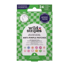 WILD STRIPES Anti-Pimple Patches Groovy Recovery patches with hyaluronic acid and hydrocolloid material, 20pcs