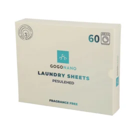 GOGONANO Biodegradable Laundry Sheets Unscented, 60 pcs