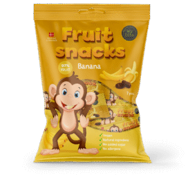 MYBITE Fruite snack banana-flavoured fruit snacks, 100g