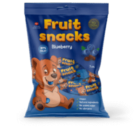 MYBITE Fruite snack blueberry-flavoured fruit snacks, 100g