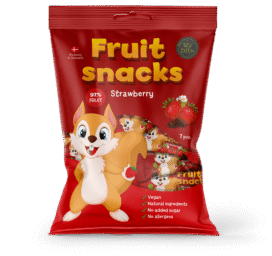 MYBITE Fruite Snack strawberry-flavoured fruit snacks, 100g