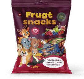 MYBITE mixed fruit snacks pack, 200g
