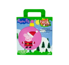 FRUITFUNK Christmas Box 100% natural fruit snacks, Peppa Pig