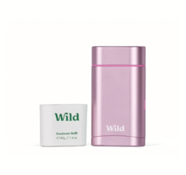 WILD Cherry Pulp Deodorant with Blossom Pink Case, 40g