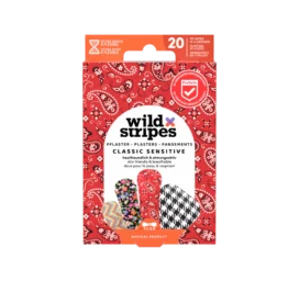 WILD STRIPES Classic Sensitive fun and skin-friendly patches for sensitive skin, 20 pcs
