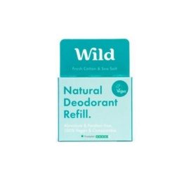 WILD Refill for Deodorant, Fresh Cotton & Sea Salt