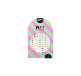 OMY nail stickers for kids PARIS, 120 pcs