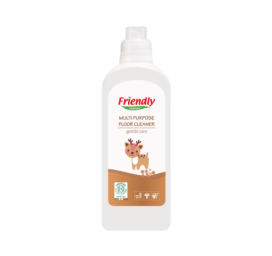 FRIENDLY ORGANIC Citrus Scented Multi-Purpose Cleaner for Bath, Sink, and Floors, 1000ml