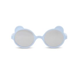 Kietla screwless and 100% unbreakable frame polarized Bearbaby sunglasses for children aged 2-4 years with high UVA and UVB protection, color LIGHT BLUE