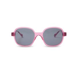 KIETLA URBAN kids' square polarized sunglasses with 180° flexible temples offer high UVA/UVB protection for children aged 7-12 years, FUCHSIA LAVENDER