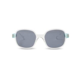 KIETLA URBAN children's square polarized sunglasses with 180° flexible temples and high UVA/UVB protection for children aged 7-12 years, CRISTAL BLUE